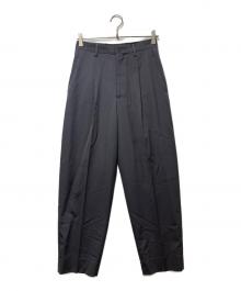 ISSEY MIYAKE（イッセイミヤケ）の古着「1タックウールスラックス IM23-FF384」｜グレー