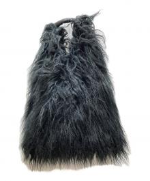 MM6 Maison Margiela（エムエムシックスメゾンマルジェラ）の古着「ファー トートバッグ」｜ブラック