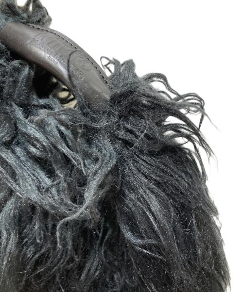 MM6 Maison Margiela（エムエムシックスメゾンマルジェラ）MM6 Maison Margiela (エムエムシックスメゾンマルジェラ) ファー トートバッグ ブラックの古着・服飾アイテム