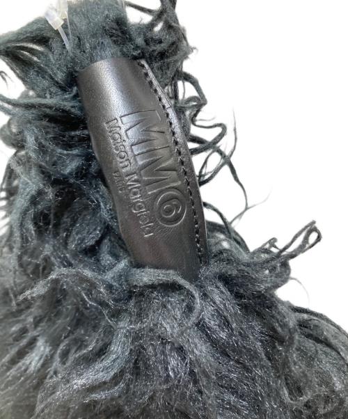 MM6 Maison Margiela（エムエムシックスメゾンマルジェラ）MM6 Maison Margiela (エムエムシックスメゾンマルジェラ) ファー トートバッグ ブラックの古着・服飾アイテム