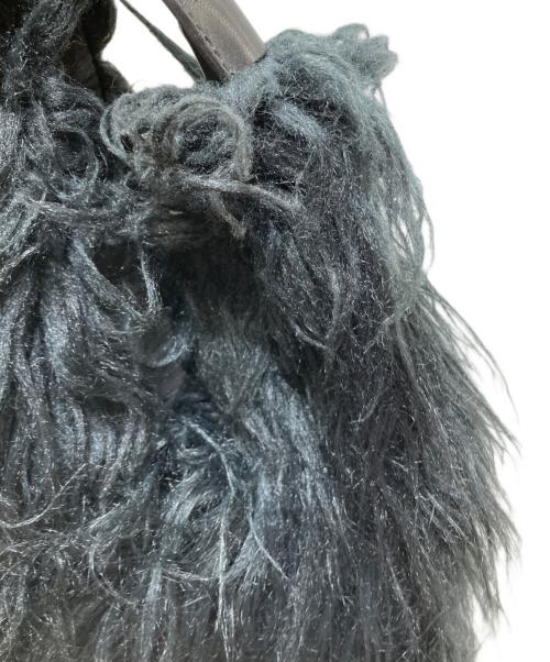 MM6 Maison Margiela（エムエムシックスメゾンマルジェラ）MM6 Maison Margiela (エムエムシックスメゾンマルジェラ) ファー トートバッグ ブラックの古着・服飾アイテム