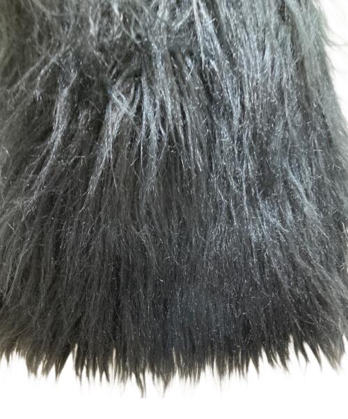 MM6 Maison Margiela（エムエムシックスメゾンマルジェラ）MM6 Maison Margiela (エムエムシックスメゾンマルジェラ) ファー トートバッグ ブラックの古着・服飾アイテム