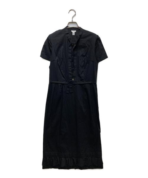 COMME des GARCONS COMME des GARCONS（コムデギャルソン コムデギャルソン）COMME des GARCONS COMME des GARCONS (コムデギャルソン コムデギャルソン) インサイドアウト半袖ワンピース ブラック サイズ:Sの古着・服飾アイテム