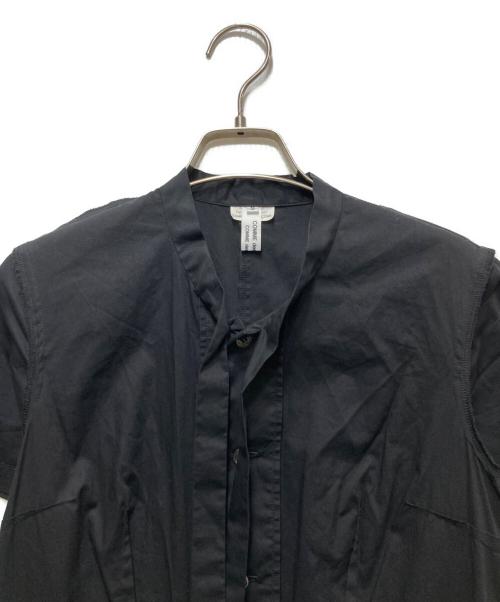 COMME des GARCONS COMME des GARCONS（コムデギャルソン コムデギャルソン）COMME des GARCONS COMME des GARCONS (コムデギャルソン コムデギャルソン) インサイドアウト半袖ワンピース ブラック サイズ:Sの古着・服飾アイテム