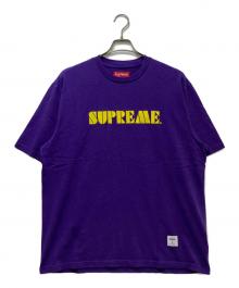 SUPREME（シュプリーム）の古着「Stencil Embroidered S/S Top」｜パープル