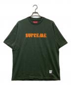 SUPREMEシュプリーム）の古着「Stencil Embroidered S/S Top」｜グリーン