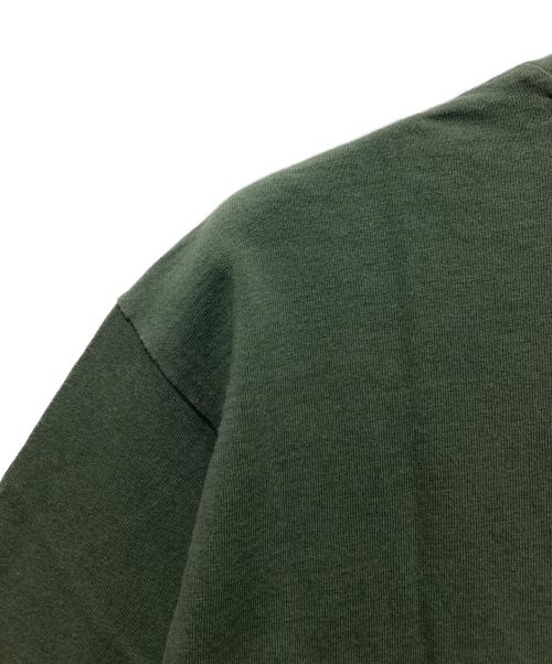 SUPREME（シュプリーム）Supreme (シュプリーム) Stencil Embroidered S/S Top グリーン サイズ:Lの古着・服飾アイテム