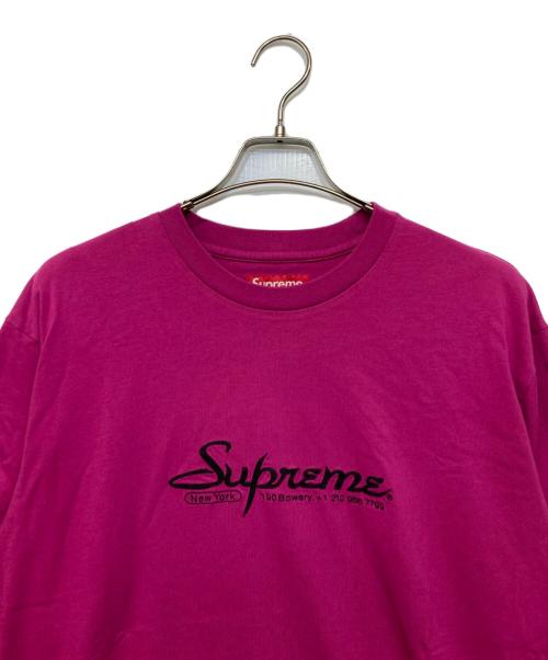 SUPREME（シュプリーム）Supreme (シュプリーム) Contact S/S Top ピンク サイズ:Lの古着・服飾アイテム