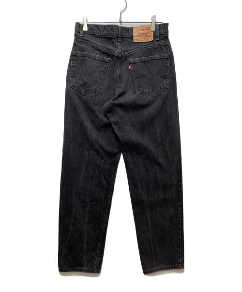 LEVI'S（リーバイス）LEVI'S (リーバイス) RELAXED FIT TAPERED LEG ブラックデニム テーパードデニムパンツ ブラック サイズ:W32の古着・服飾アイテム