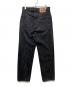 LEVI'S (リーバイス) RELAXED FIT TAPERED LEG ブラックデニム テーパードデニムパンツ ブラック サイズ:W32：8000円