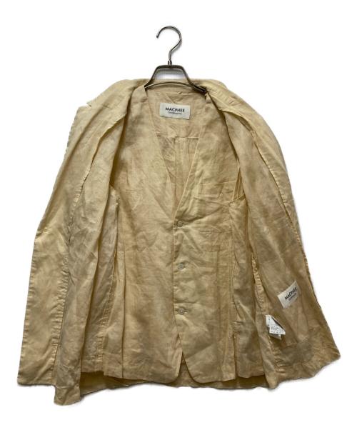 MACPHEE（マカフィー）MACPHEE (マカフィー) ラミーソリッド シングルジャケット ベージュ サイズ:36の古着・服飾アイテム