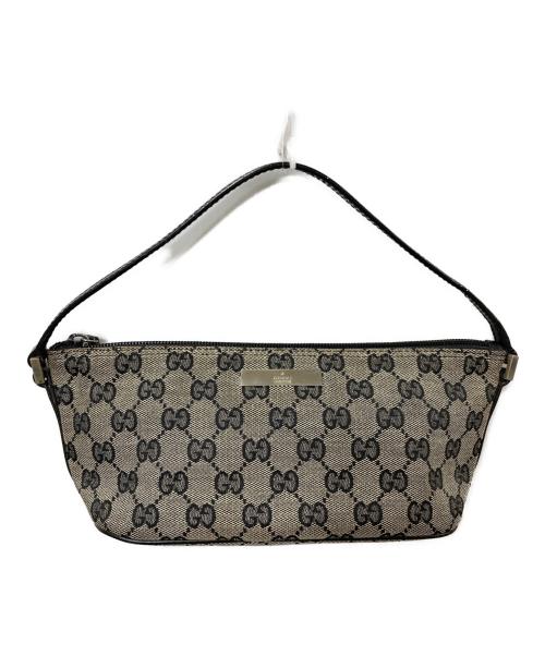 GUCCI（グッチ）GUCCI (グッチ) ＧＧキャンバスハンドバッグ 	2123 ベージュの古着・服飾アイテム
