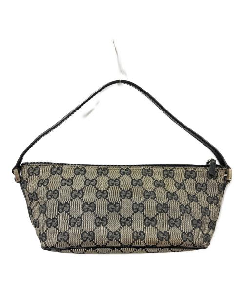 GUCCI（グッチ）GUCCI (グッチ) ＧＧキャンバスハンドバッグ 	2123 ベージュの古着・服飾アイテム