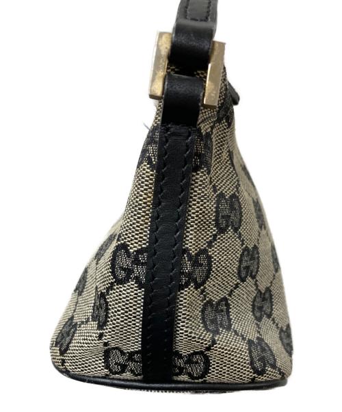 GUCCI（グッチ）GUCCI (グッチ) ＧＧキャンバスハンドバッグ 	2123 ベージュの古着・服飾アイテム