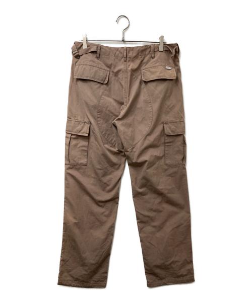 stussy（ステューシー）stussy (ステューシー) リップストップカーゴパンツ ベージュ サイズ:32の古着・服飾アイテム
