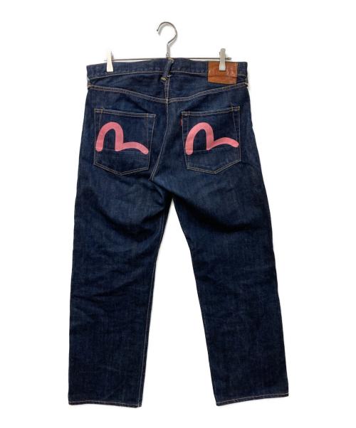 EVISU（エヴィス）EVISU (エヴィス) カモメペイントデニムパンツ LOT 2000  日本製 インディゴ サイズ:34×35の古着・服飾アイテム
