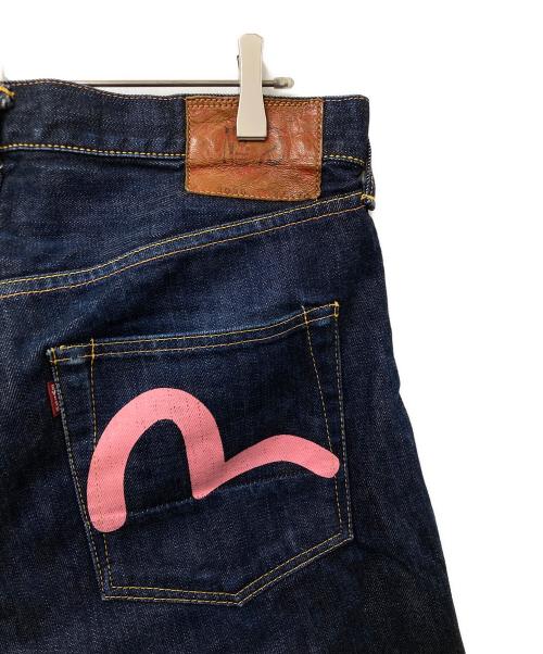 EVISU（エヴィス）EVISU (エヴィス) カモメペイントデニムパンツ LOT 2000  日本製 インディゴ サイズ:34×35の古着・服飾アイテム