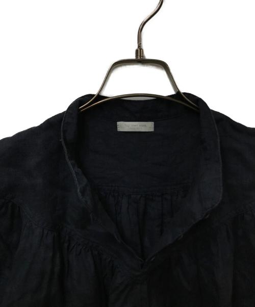 fog linen work（フォグリネンワーク）fog linen work (フォグリネンワーク) リネン長袖ワンピース ネイビー サイズ:Freeの古着・服飾アイテム