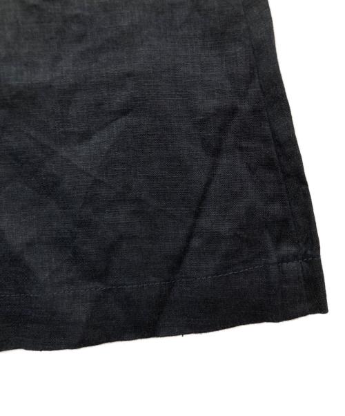 fog linen work（フォグリネンワーク）fog linen work (フォグリネンワーク) リネン半袖ワンピース ネイビー サイズ:Freeの古着・服飾アイテム
