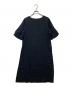 fog linen work (フォグリネンワーク) リネン半袖ワンピース ネイビー サイズ:Free：8000円