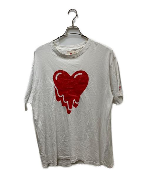 EMOTIONALLY UNAVAILABLE（エモーショナリー・アンアベイラブル）EMOTIONALLY UNAVAILABLE (エモーショナリー・アンアベイラブル) EU LOGO TEE EU-S22-0000-019 ホワイト サイズ:Lの古着・服飾アイテム