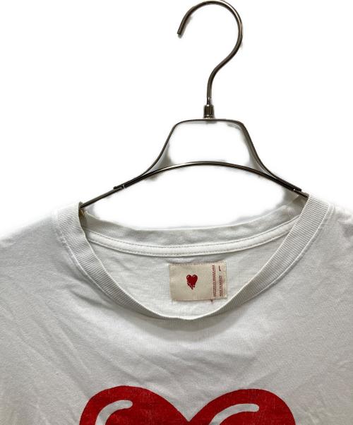 EMOTIONALLY UNAVAILABLE（エモーショナリー・アンアベイラブル）EMOTIONALLY UNAVAILABLE (エモーショナリー・アンアベイラブル) EU LOGO TEE EU-S22-0000-019 ホワイト サイズ:Lの古着・服飾アイテム