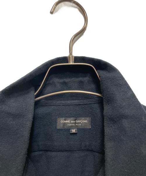 COMME des GARCONS HOMME PLUS（コムデギャルソンオムプリュス）COMME des GARCONS HOMME PLUS (コムデギャルソンオムプリュス) アームニット切替シャツ ブラック サイズ:Mの古着・服飾アイテム