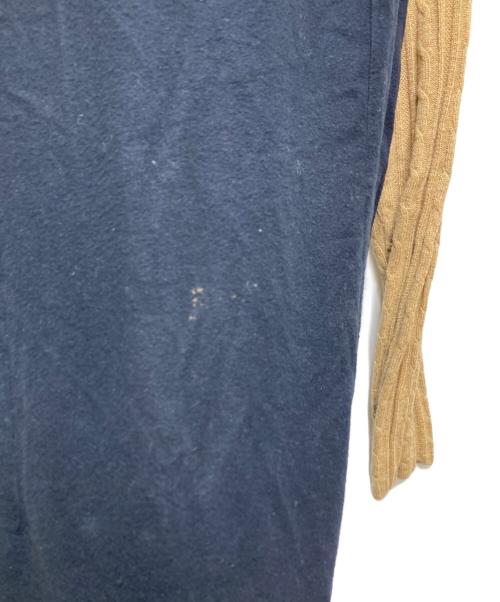 COMME des GARCONS HOMME PLUS（コムデギャルソンオムプリュス）COMME des GARCONS HOMME PLUS (コムデギャルソンオムプリュス) アームニット切替シャツ ブラック サイズ:Mの古着・服飾アイテム