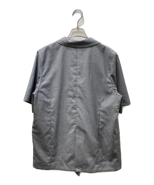 RAY BEAMS（レイ ビームス）RAY BEAMS (レイ ビームス) 4ボタン ダブル ハーフスリーブ ジャケット グレー サイズ:1の古着・服飾アイテム