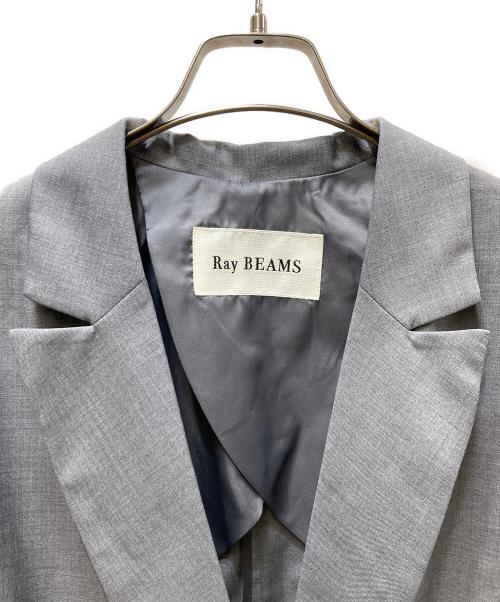RAY BEAMS（レイ ビームス）RAY BEAMS (レイ ビームス) 4ボタン ダブル ハーフスリーブ ジャケット グレー サイズ:1の古着・服飾アイテム