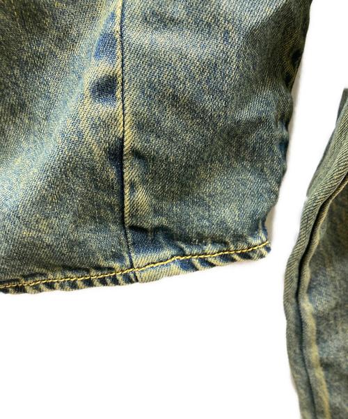 YUEQI QI（ユェチ チ）YUEQI QI (ユェチ チ) Denim Halter Top インディゴ サイズ:Sの古着・服飾アイテム