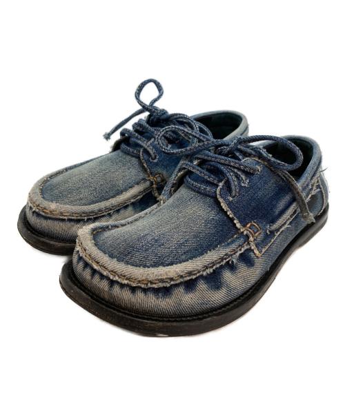 LOEWE（ロエベ）LOEWE (ロエベ) Campo デニムローファー インディゴ サイズ:無しの古着・服飾アイテム