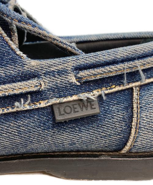 LOEWE（ロエベ）LOEWE (ロエベ) Campo デニムローファー インディゴ サイズ:無しの古着・服飾アイテム