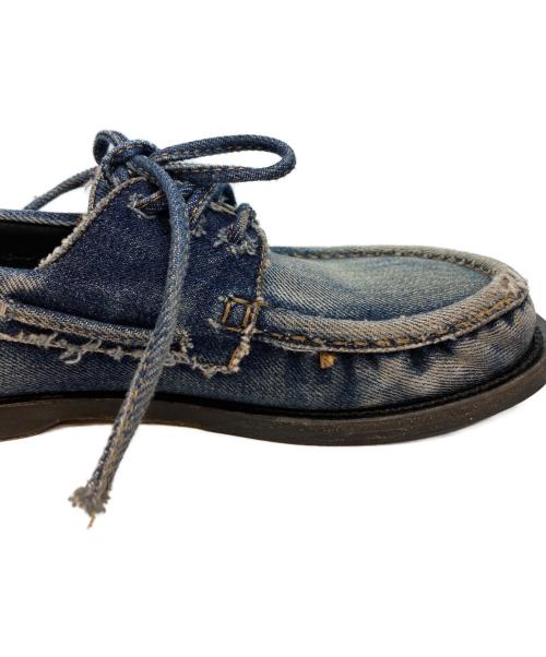 LOEWE（ロエベ）LOEWE (ロエベ) Campo デニムローファー インディゴ サイズ:無しの古着・服飾アイテム