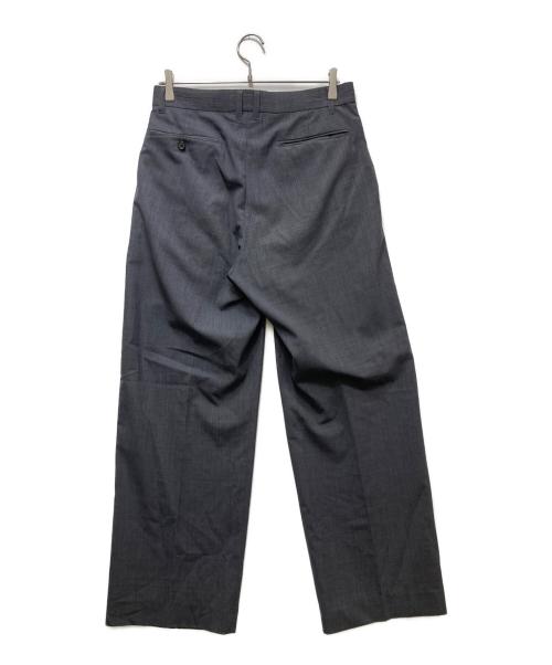 KICS DOCUMENT.（キクスドキュメント）KICS DOCUMENT. (キクスドキュメント) TROPICAL T/W TUCK PANTS グレー サイズ:4の古着・服飾アイテム