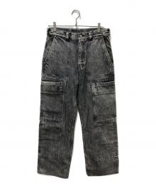OUAT（オーユーエーティー）の古着「cargo denim jeans」｜グレー