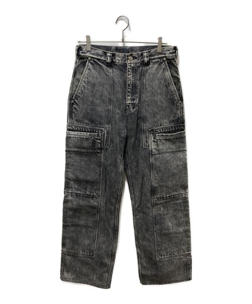 OUAT（オーユーエーティー）OUAT (オーユーエーティー) cargo denim jeans グレー サイズ:3の古着・服飾アイテム