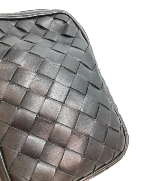 BOTTEGA VENETA（ボッテガベネタ）BOTTEGA VENETA (ボッテガベネタ) イントレチャートショルダバッグ ブラックの古着・服飾アイテム