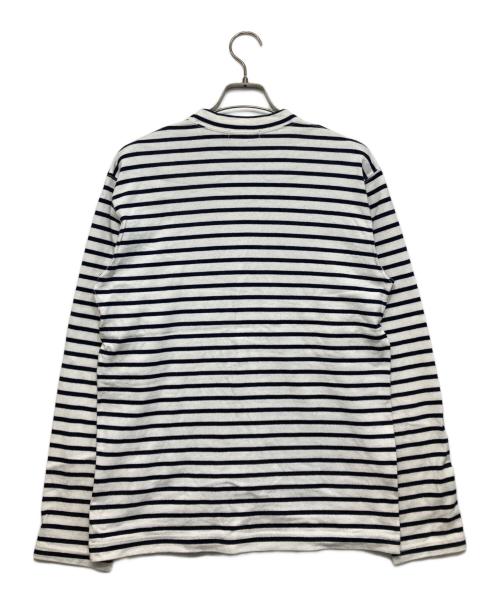 COMME des GARCONS HOMME（コムデギャルソン オム）COMME des GARCONS HOMME (コムデギャルソン オム) ボーダーカーディガン ホワイト サイズ:Sの古着・服飾アイテム