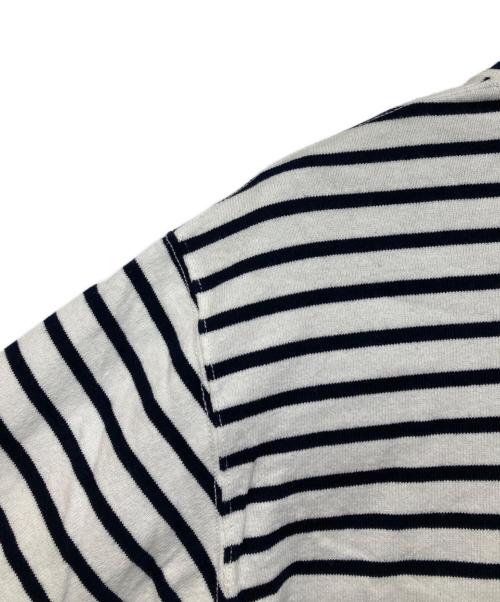 COMME des GARCONS HOMME（コムデギャルソン オム）COMME des GARCONS HOMME (コムデギャルソン オム) ボーダーカーディガン ホワイト サイズ:Sの古着・服飾アイテム