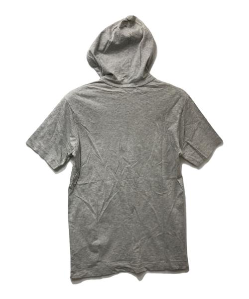 COMME des GARCONS SHIRT（コムデギャルソンシャツ）COMME des GARCONS SHIRT (コムデギャルソンシャツ) フード付き半袖シャツ グレー サイズ:Mの古着・服飾アイテム