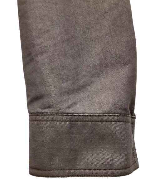GAULTIER HOMME objet（ゴルチエオムオブジェ）GAULTIER HOMME objet (ゴルチエオムオブジェ) ストライプジップジャケット グレー サイズ:50の古着・服飾アイテム