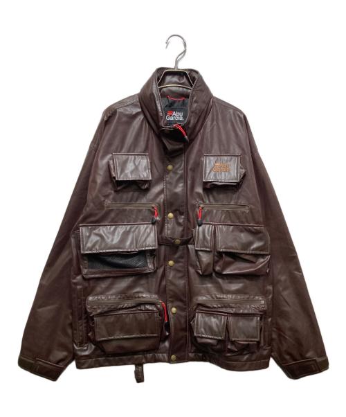 Abu Garcia（アブガルシア）Abu Garcia (アブガルシア) マルチポケットジャケット　01996141 / フィッシングジャケット レッド サイズ:Lの古着・服飾アイテム