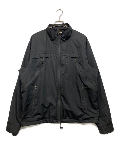 OAKLEY（オークリー）OAKLEY (オークリー) メタルロゴナイロンジャケット ブラック サイズ:Mの古着・服飾アイテム