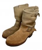RED WINGレッドウィング）の古着「8268 ENGINEER BOOTS」｜ベージュ