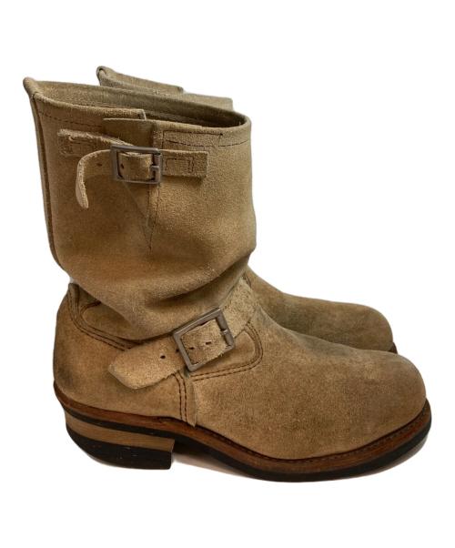 RED WING（レッドウィング）RED WING (レッドウィング) 8268 ENGINEER BOOTS ベージュ サイズ: 7 1/2 Dの古着・服飾アイテム