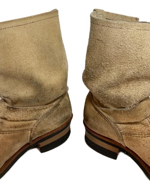 RED WING（レッドウィング）RED WING (レッドウィング) 8268 ENGINEER BOOTS ベージュ サイズ: 7 1/2 Dの古着・服飾アイテム