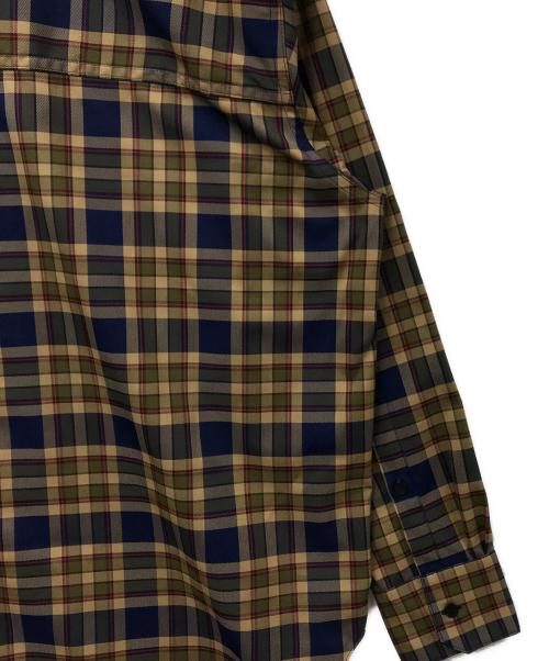 TOM WOOD（トムウッド）TOM WOOD (トムウッド) チェックシャツジャケット ブラウン サイズ:SIZE Mの古着・服飾アイテム