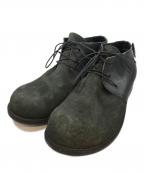 OURETオーレット）の古着「OIL BACCHETTA SUEDE COMBI CHUKKA BOOTS」｜ブラック