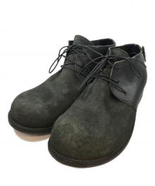 OURET（オーレット）の古着「OIL BACCHETTA SUEDE COMBI CHUKKA BOOTS」｜ブラック